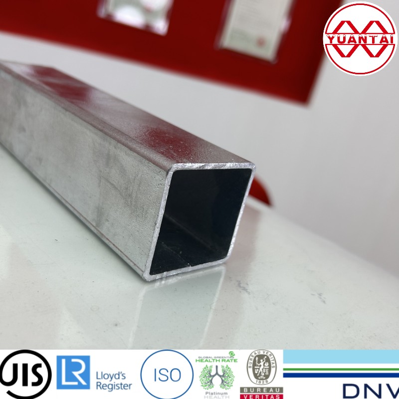 pre galvanized square tubing