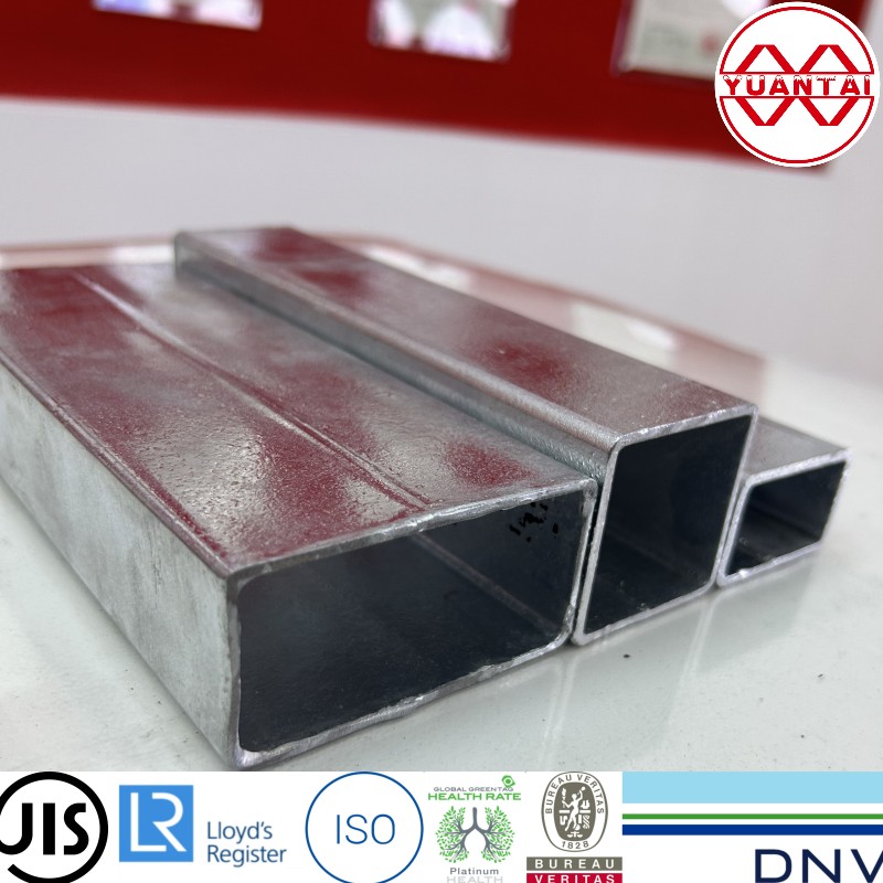 pre galvanized square tubing